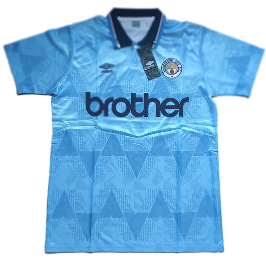 Manchester City 1989 home shirt