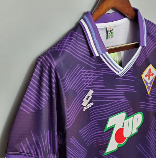 Fiorentina 1997 home shirt short sleeved 7UP