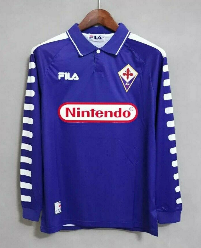 Fiorentina 1998 home shirt long sleeved Nintendo