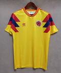 Colombia 1990 World Cup home shirt yellow