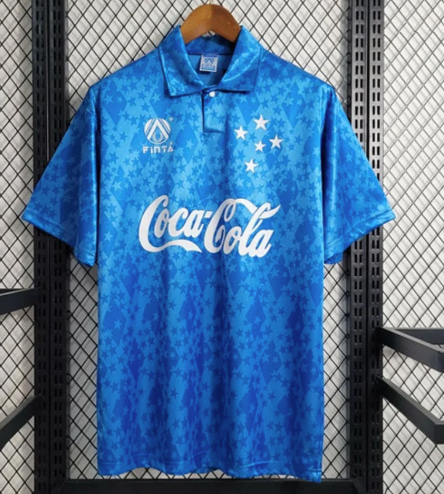 Cruzeiro 1993 football shirt Home Coca-Cola