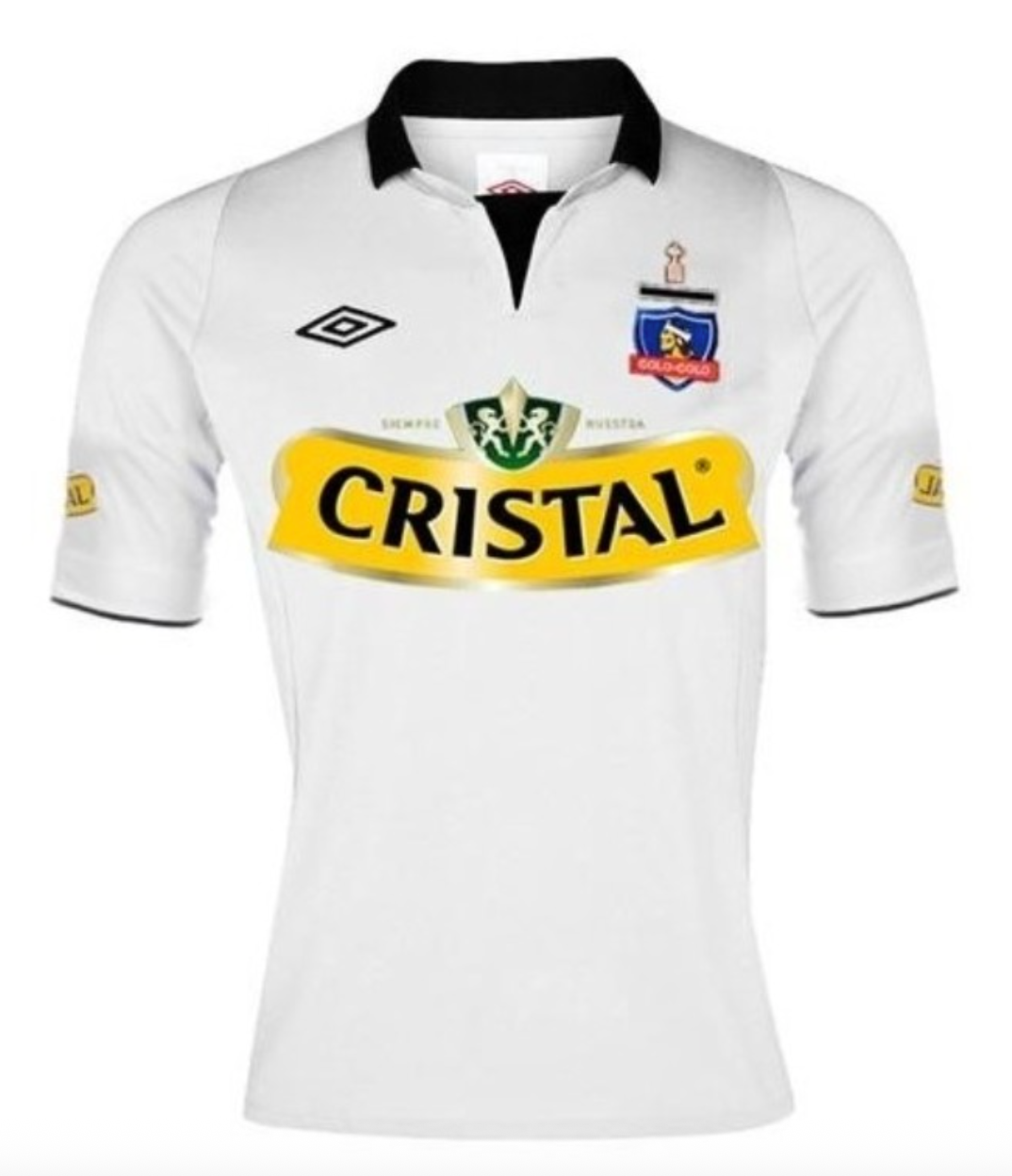 Colo Colo 2013 football shirt home Cristal Cerveza