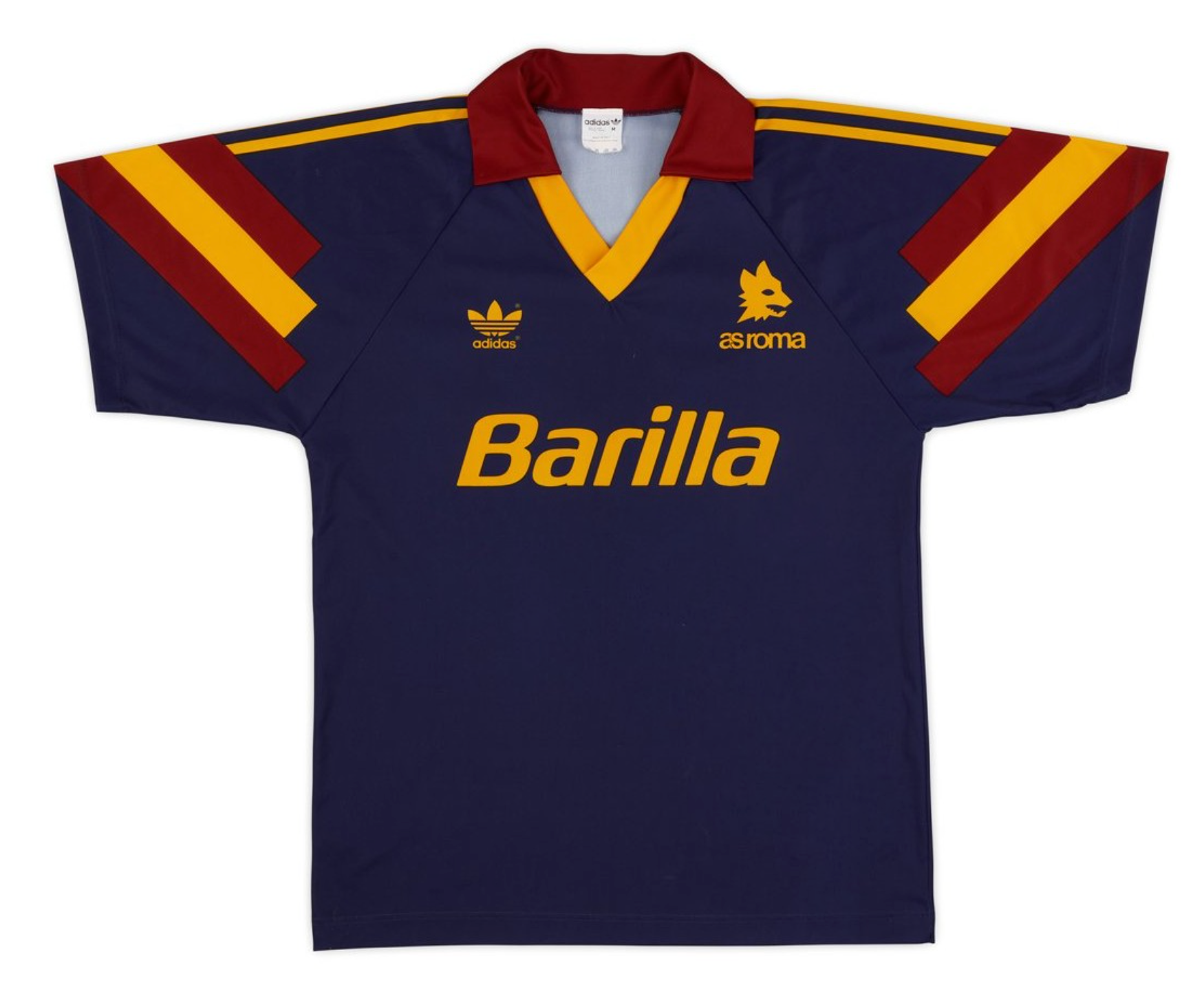 Roma 1991-1992 3rd Third Kit shirt Barilla