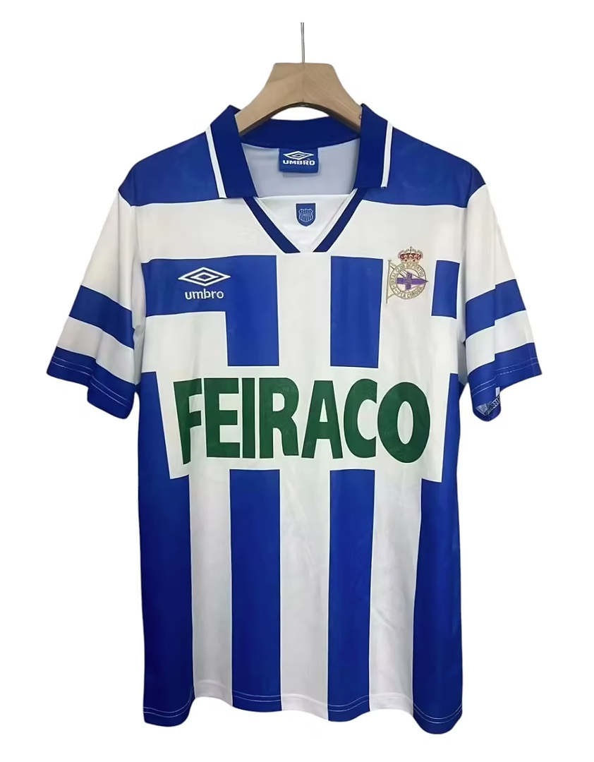 Deportivo La Coruna 1994-1995 home football shirt Feraico