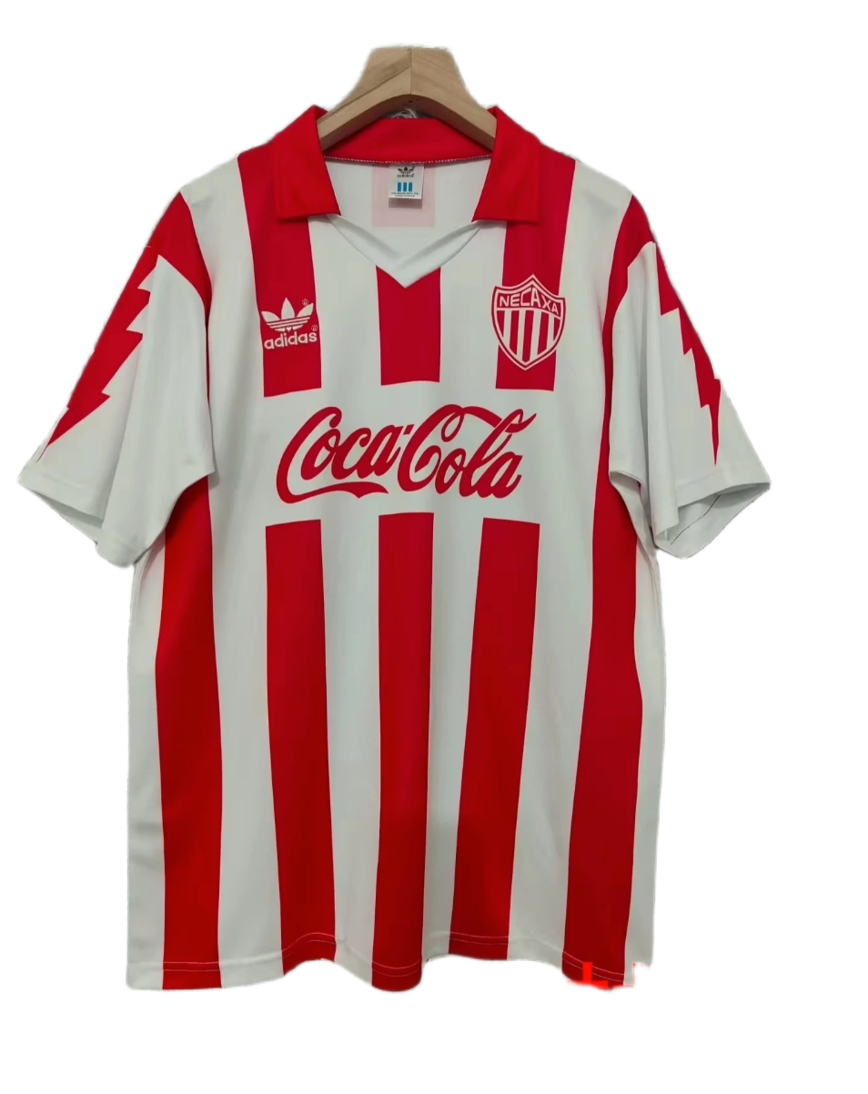 Club Necaxa 1997-1998 home football shirt Coca-Cola