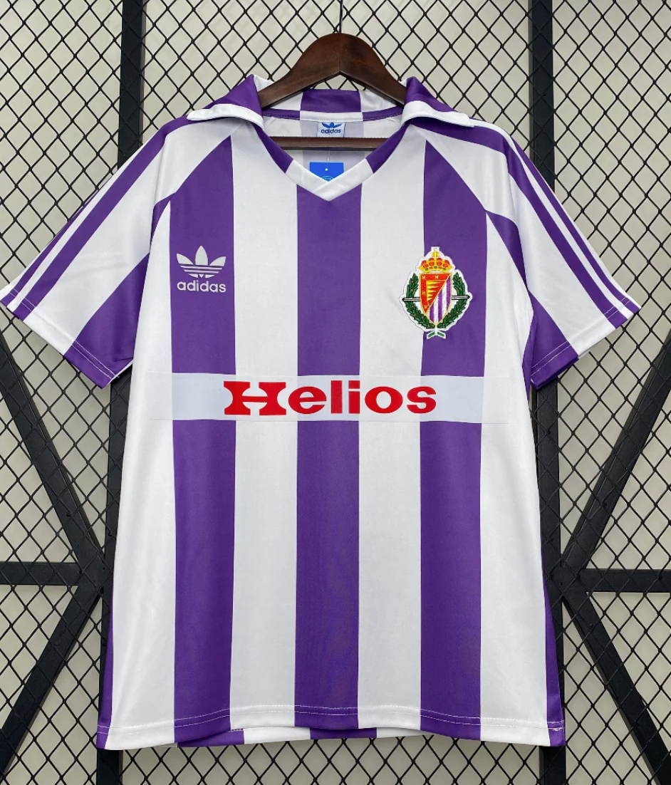 Real Valladolid 1984 home football shirt helios