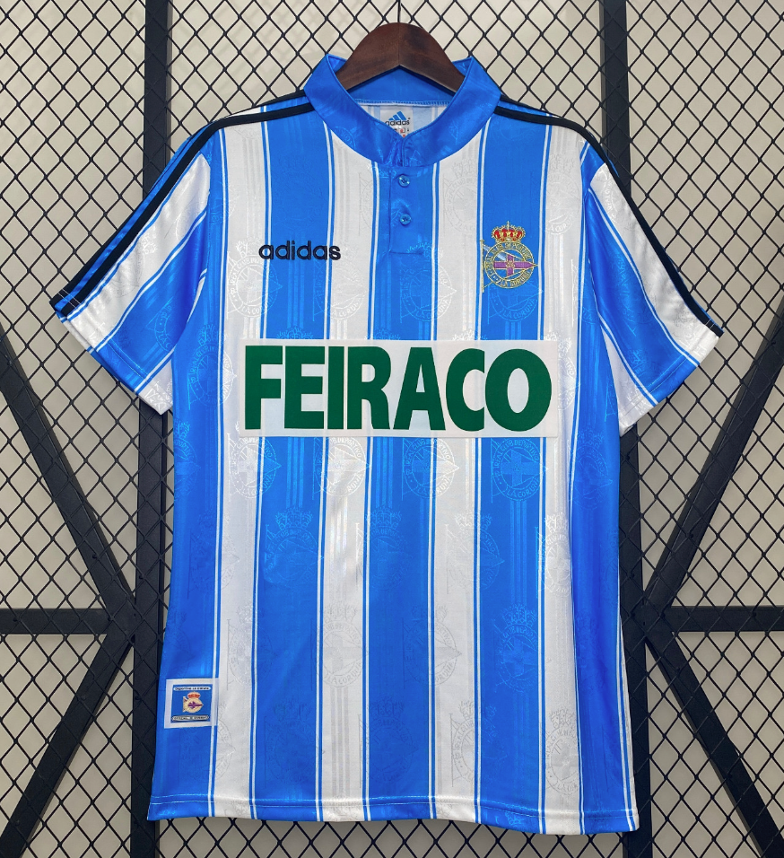 Deportivo La Coruna 1997-1998 home football shirt Feraico